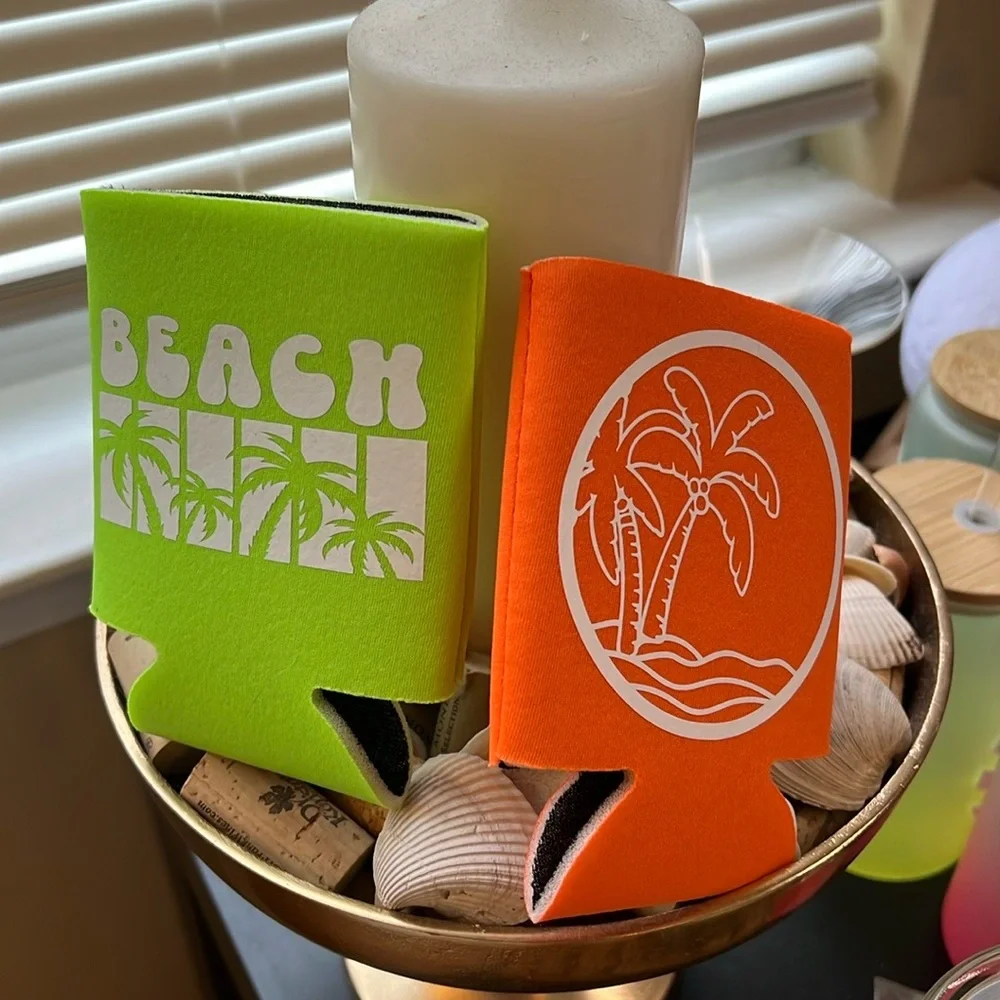 Custom Made To Order Can Koozie Personalized Drink Sleeve Live Show Only